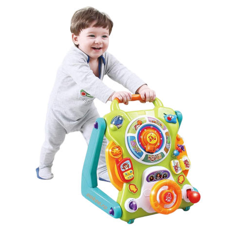 3in1 Antemergator Si Centru Cu Activitati Interactive, 9 luni+, cu lumini si sunete, Hola 2107 - imagine 12